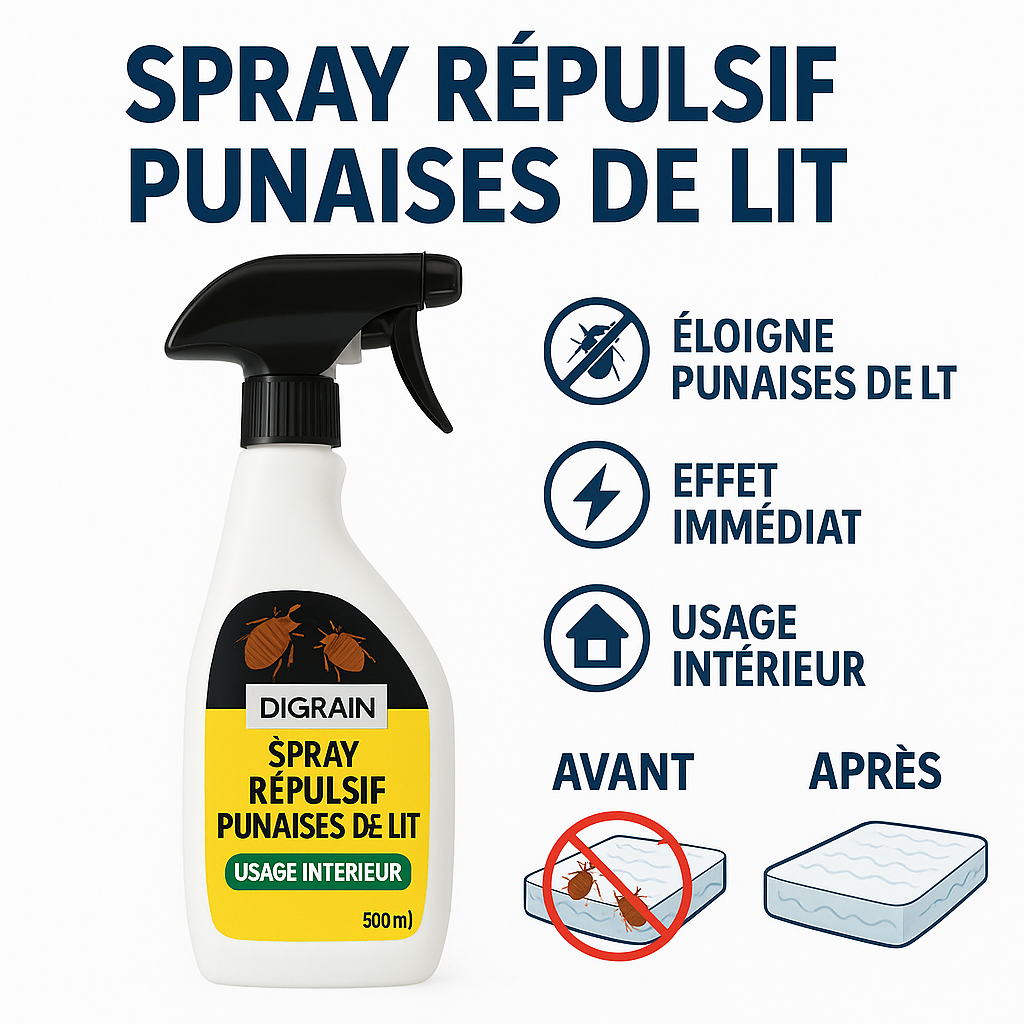 Protégez votre domicile avec notre Répulsif à Punaises de Lit