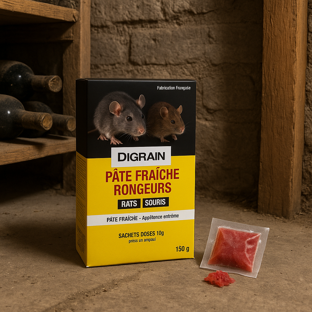 Pâte fraîche anti-rongeurs