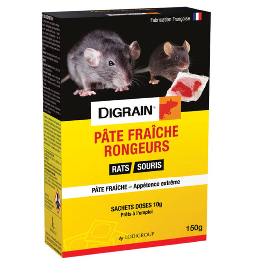 Appât Anti-Rongeurs en Pâte DIGRAIN® : Efficacité et Protection Durable