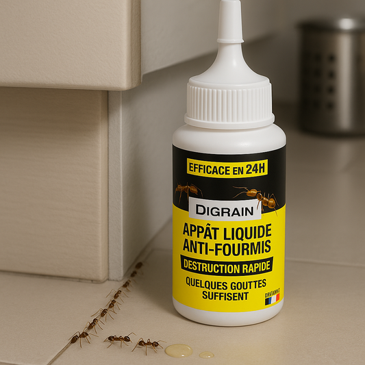 Appât liquide anti-fourmis - Efficace et Facile à Utiliser