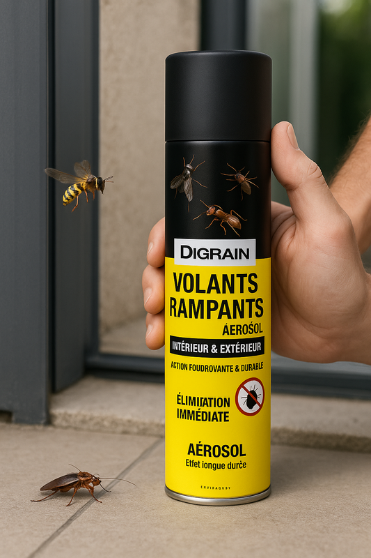 Protégez votre espace des insectes volants et rampants !